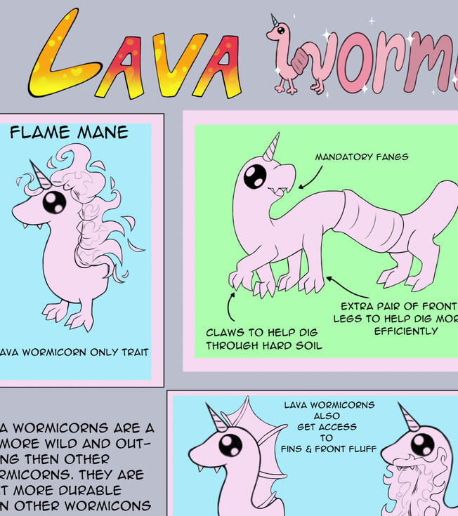Lava Wormicorns
