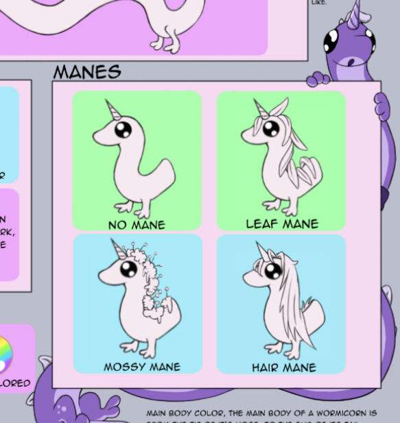 Wormicorn Trait Sheet